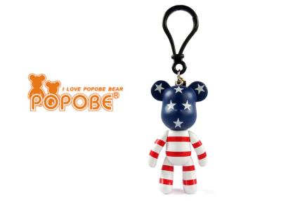 China Drehbarer POPOBE Hauptbär Keychain der Glied- zu verkaufen