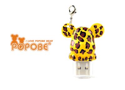 China 8GB Fashion Leopard Grain POPOBE Bear Gift USB Flash Drive of TOSHIBA Chip for sale