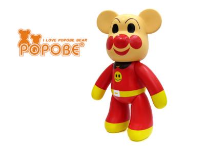 China Cute POPOBE Cartoon Characters Anpanman PVC Bear , Desk Decoration Bears for sale