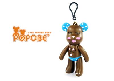 China Rotatable POPOBE Bag Decoration Customised Key Chains Phone Support for sale