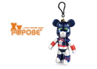 China Plastic Buckle Customised Key Chains POPOBE Bear Bag Accessories Phone Stand for sale