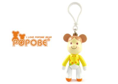 China Unazukin 3 Inches POPOBE Bear Key Chain ,  Business Plastic Key Chain for sale