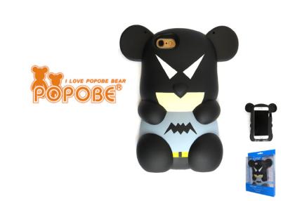 China Iphone6 Custom Cellphone Cases Black POPOBE 6 Inch Bat Man for sale