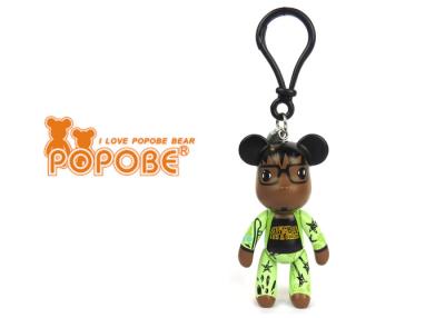 中国 昇進/誕生日プレゼントのためのかわいい 3 インチ ポリ塩化ビニール POPOBE くま Keychain 販売のため