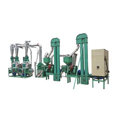 China Factory 10TPD Corn Flour Production Line Corn Flour Making Machine Small Scale Corn Flour Milling Machine for sale