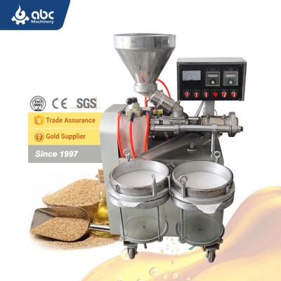 China small oil making business make edible oils use automated sesame oil press making machine oil expeller for sale