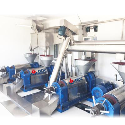 China Factory 10 tons per day low investment vegetable peanut soybean sunflower oil production line with frying oil making machine for sale