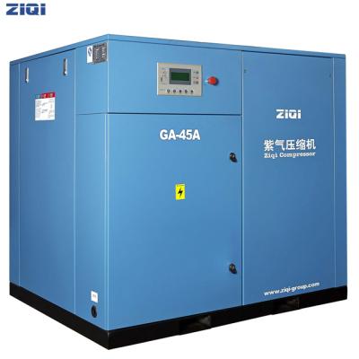 China Marine And Superior Air Compressor 45KW Energy Lubricated Screw Air Compressor For Mining for sale