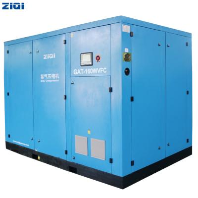 China OIL-LESS 10 Bar Energy Saving Stationary Air Compressor Two Stage for sale