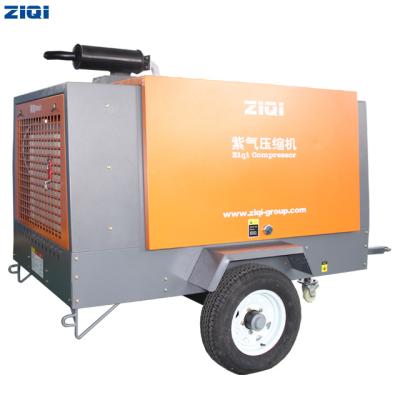 China Best Selling Oil Lubricated Diesel Portable Auger Air Compressor for sale