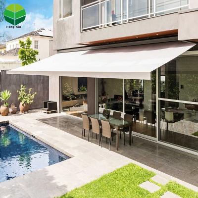 China Modern Furniture Pergola With Waterproof Retractable Roof Awning for sale