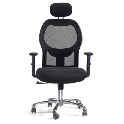 China (Size) Adjustable Executive Ergonomic Office Mesh Chair With Headrest Black Color Home Task Chair For High Back Chairs for sale