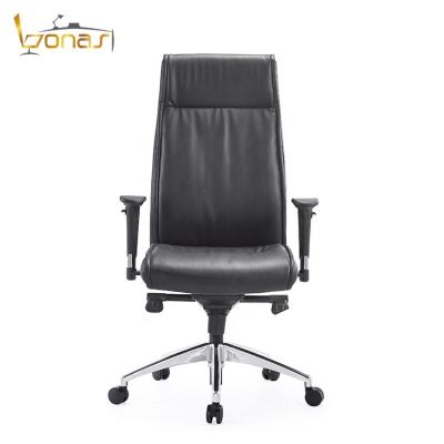 China (Height)Adjustable Boss Chair Leather Executive Office Chair Visitor Chair for sale