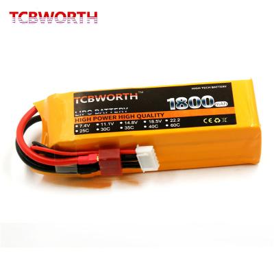 China 2s Toys Customized 3s 4s 5s 6s Lithium 7.4V 1800mAh 1500mAh 5200mAh Lipo Battery Packs For UAV Drone for sale