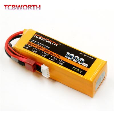 China Toys 120c Lithium Polymer RC Lipo Battery 18.5v 1000mAh 1800mAh 5200mAh 2s 3s 4s 5s 6s For Drone Airplane Toys for sale