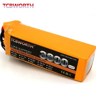 China Toys 3800mAh 5200mAh 6000mAh Rechargeable Li-polymer 2s 3s 4s 4s 5s 6s 100c Lipo Battery Wholesaler for RC for sale