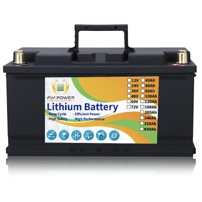 China Portable Solar System 12v 100ah Lithium Storage Ion Battery Pack Electric Vehicle Lifepo4 for rv solar systems for sale