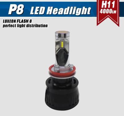 China Super bright 36W H11 LED Car Headlight 4000lm 6500K ,EMARK DOT Certification for sale