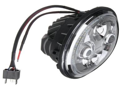 China Blue Angel Eyes 7inch Motorcycle LED Headlight For Harley Davidson And Most Motor for sale