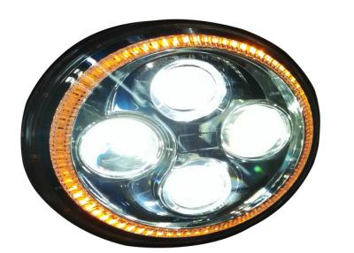 China Automotive Yellow Halo Ring inch 7 LED Headlight For Jeep Wrangler 2007-2014 for sale