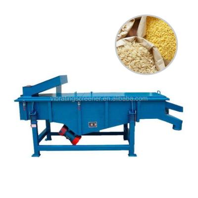 China Grains and Seeds Linear Vibrating Screen for Pre Cleaning Soybean Corn Rice Sesame Grains and Seeds for sale