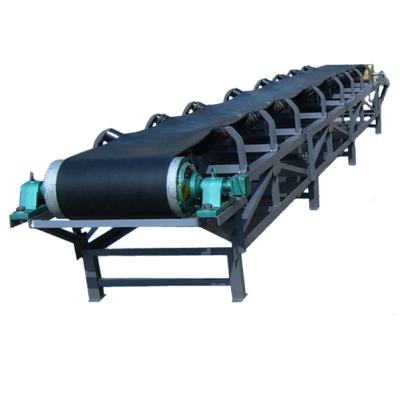 China Heat Resistant Industrial Horizontal Or Inclined Belt Conveyor Machine For Short Or Long Distance Transport Of Bulk Material for sale