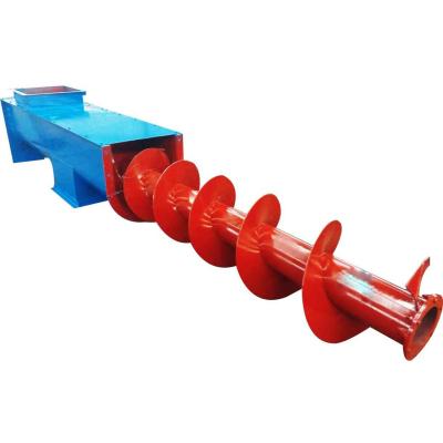 China Factory Simple Design Conventional Shank Core Screw Auger Solid Conveyor for Handling Fine or Granule Bulk Solid Materials for sale