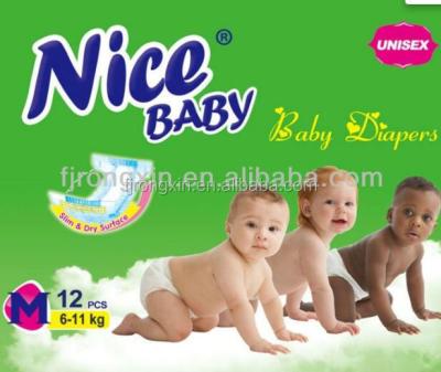 China Super Baby Printed Nice Baby Soft Breathable Diapers Brand Daipers for sale