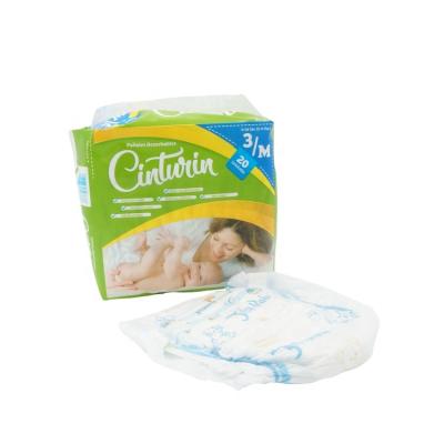 China Wholesale Printed Cotton Baby Care OEM Disposable Baby Diaper Wholesale Diaper With ADL for sale