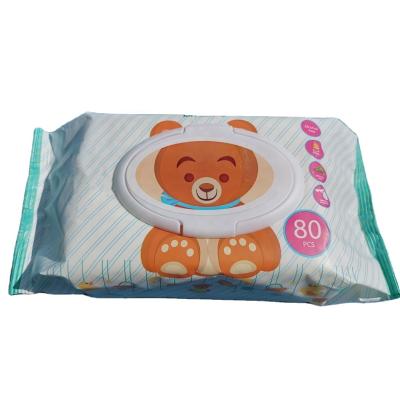 China Free Sample Eco - Friendly Wholesale No Addition Nature Custom Disposable Baby Wet Wipes Manufacturer for sale