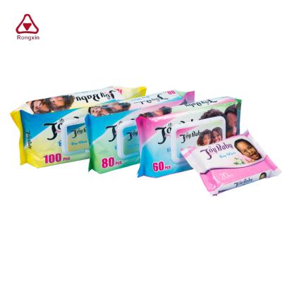 China OEM Eco - Friendly Mini Wet Disposable Baby Wipes Wholesales High Grade Wet Wipes for sale