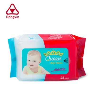 China Eco-Friendly Wholesales High Grade Individually Wrapped Airline Use Free Sample OEM Disposable Baby Wet Wipes for sale