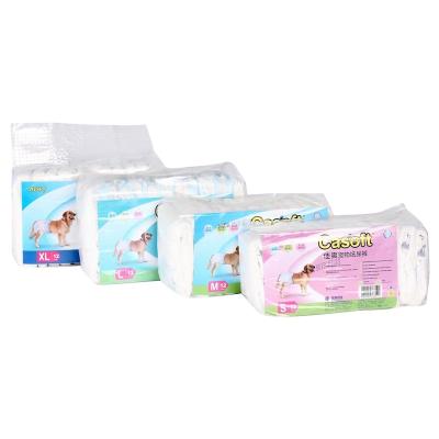 China Printed High Quality New Style Disposable Pet Diapers Super Absorbent Rate Factory In Canada Market for sale