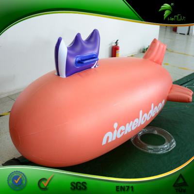 China PVC Inflatables Mini Airplane Blimp Shape Balloon Summer Inflatable Pool With Handle for sale