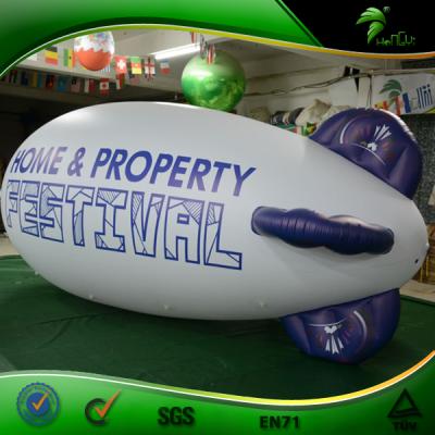 China PVC Zeppelin Remote Control Helium Blimp Model Inflatable Airship 3D Balloon for sale