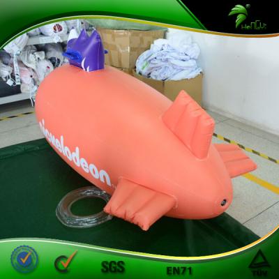 China Waterproof Orange Inflatable Ball Rocket Blimp Swimming Pool Toy Inflatable Balloon Blimp Shape Water Customized by Hongyi for sale