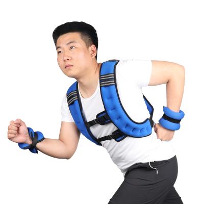 China Soft Adjustable Custom Neoprene X-Shape Workout Training Strength Weight Vest Running Fitness for sale