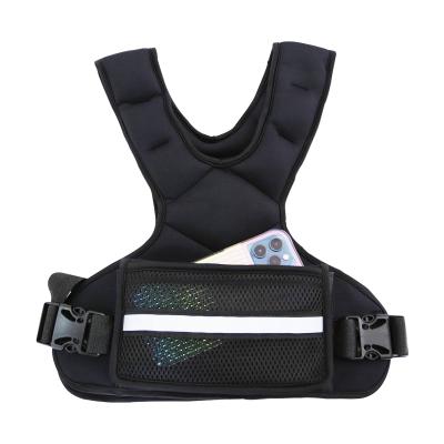 China OEM Sports Soft Wholesale Direct Weight-Vest Fitness Adjustable Weighted Vest For Walking Running for sale