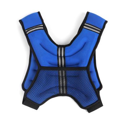 China Soft Hot Selling Exercise Running Black Fitness Equipment Weight Bearing Adjustable Vest for sale