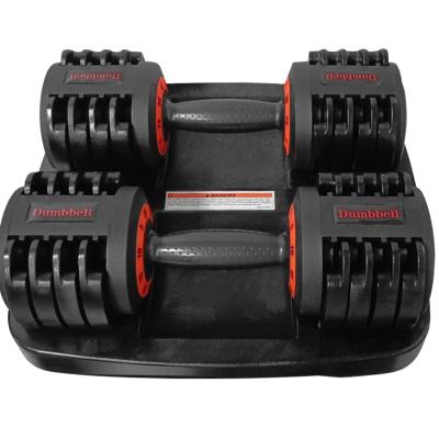 China Best Selling Adjustable Gym Dumbbell Gym Accessory Home Use Design New Set On Sale for sale