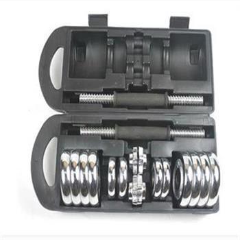 China Durable Free Weights Connecting Rod Barbell Weight Lifting Plating Rubber Pole Dumbbell Set Weights for sale