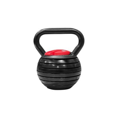 China Durable Wholesale Gym Muscle Training Equipment Adjustable Fitness Competition Kettlebell Set With Bumper Plate for sale