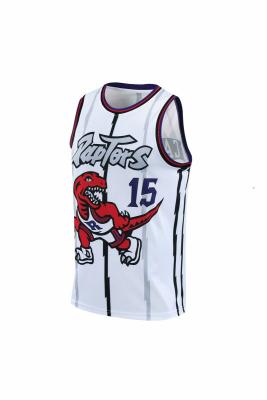 China Antibacterial Basketball Tank Top Striped Basketball Tank Top Catch Net Basketball Uniform for sale