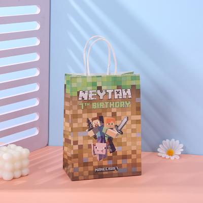 China Festival Decoration Robot World Box My Theme 22*15*8.5CM Packaging Paper Bag Candy Bag Food Gift Bag Kids Gift Party Home Decoration Supplies for sale