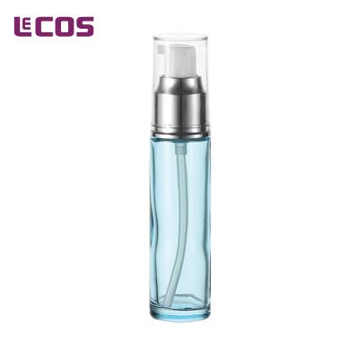 China Personal Care 30ml Glass Pump Bottle For Serum for sale