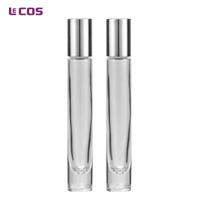 China Personal care Rollon Glass Bottles 10ml for perfume with steel ball for sale