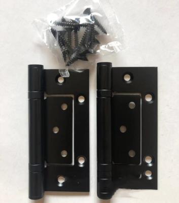 China Durable New Hardware Black Stainless Steel Butterfly Door Hinge For Door Wood Hardware for sale