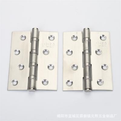 China New 4 Inch Durable Stainless Steel Table Folding Hardware Butterfly Hinge Wooden Door Hinges for sale