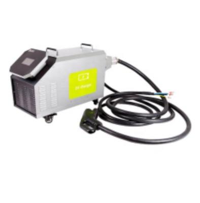 China IP54 21KW 3IN1 Mobile Portable DC EV Charger Station With Advertisement Screen by RDC for sale