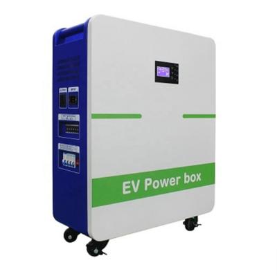 China Rated power 7-60KW Type2 GBT AC Portable EV Power Bank For Electric Car RDC Autofill for sale